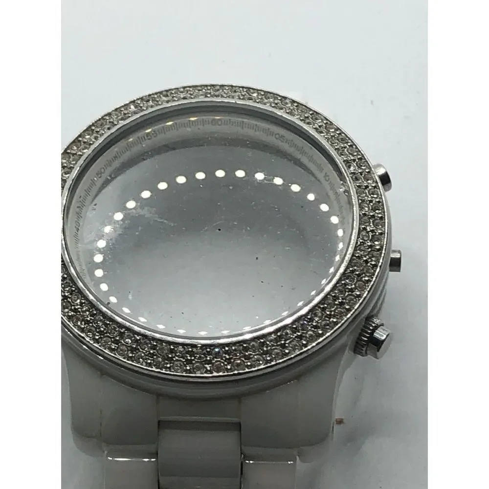 Michael Kors Watch Parts Case 40mm Partial Band White Ceramic Links 20mm GY359